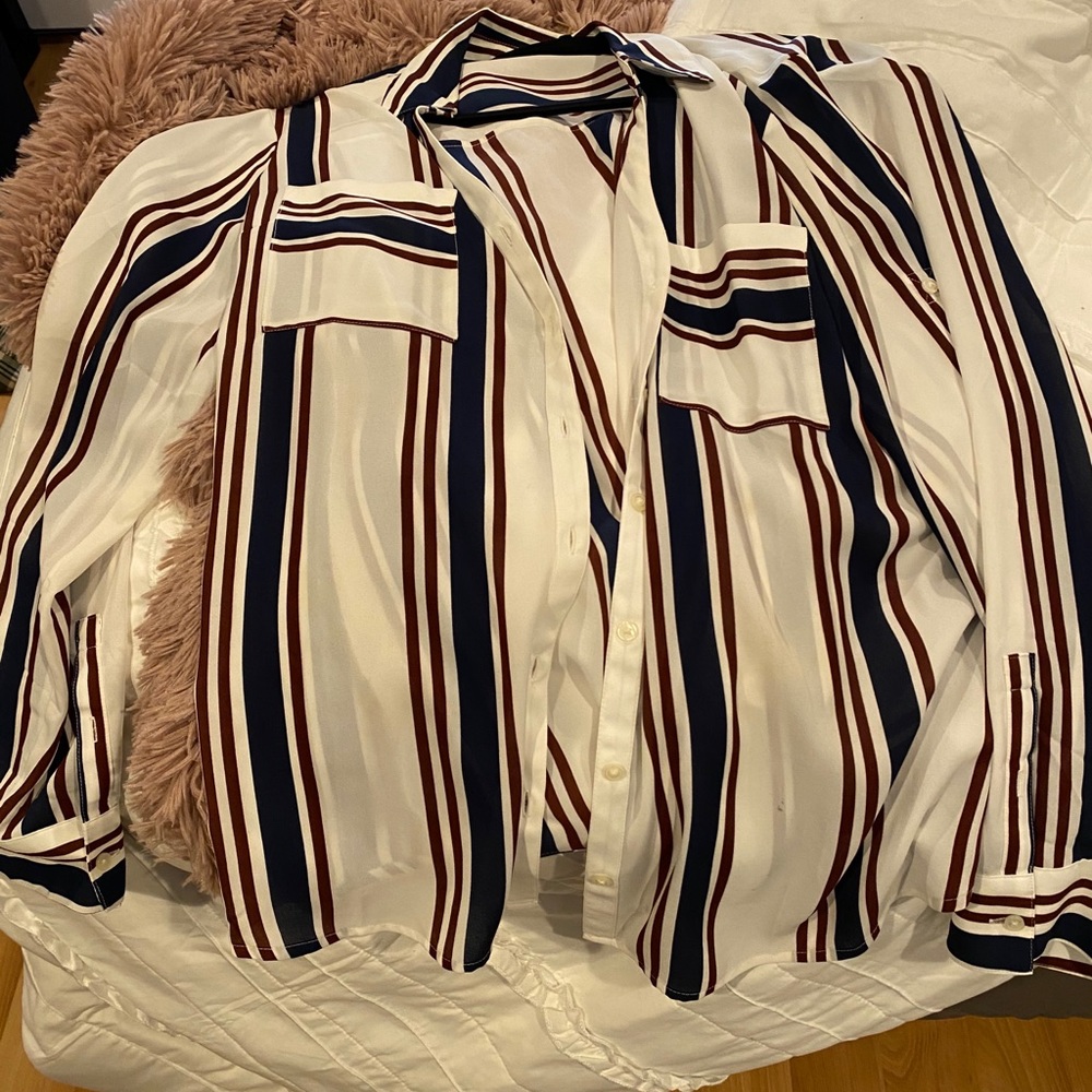 Express button down blouse